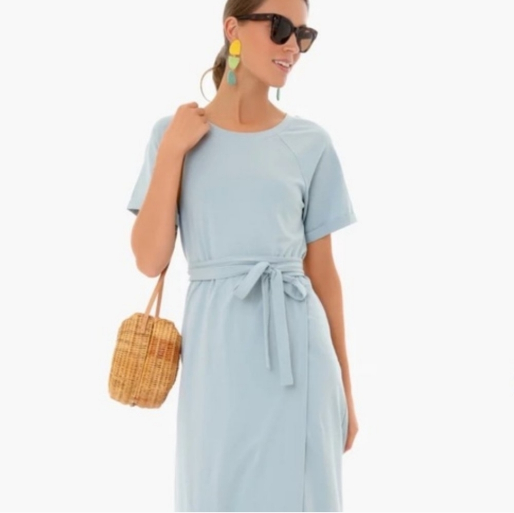Pomander Place Sawyer Knit Maxi Dress in Slate Blue